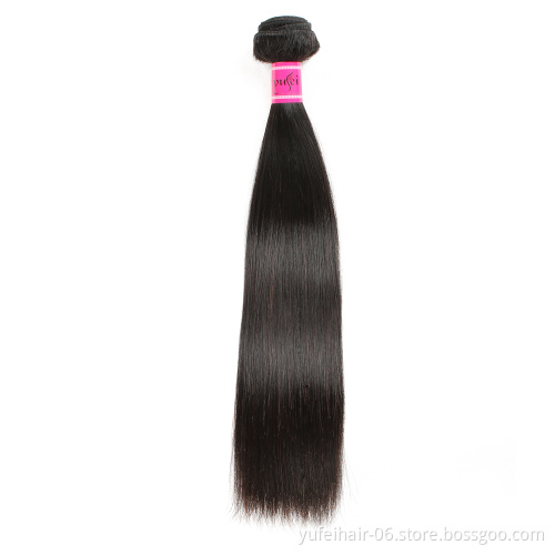 Nature Hair extension wholesale 8a 9a 10a grade unprocessed virgin Indian silk straight 100% cuticle aligned hair